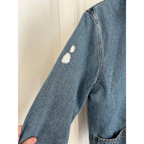 Lee Womens Denim Chore Jacket Quilted Lining - Picture 5 of 8